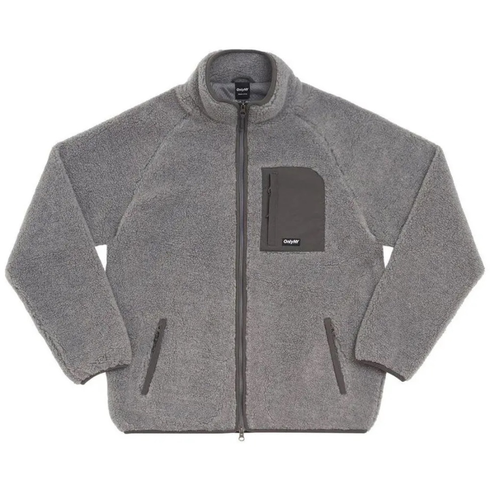ONLY NY Andes Full-zip high pile fleece jacket — Boulder, sz S